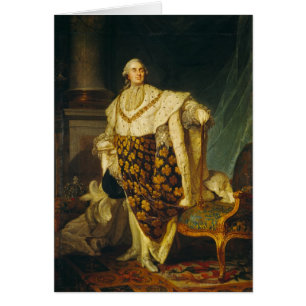 Louis XVI King of France in Coronation Robes