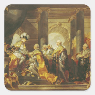 Louis XVI  King of France Square Sticker
