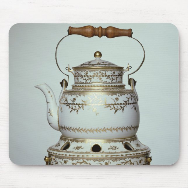 Louis XVI porcelain kettle and stand made in Mouse Pad (Front)