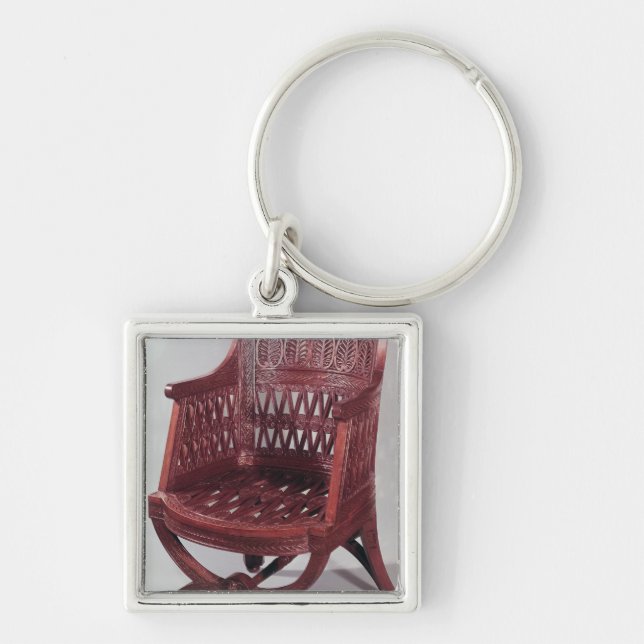 Louis XVI style armchair Keychain (Front)