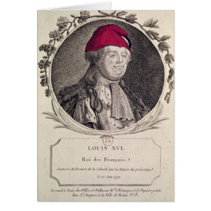 Louis XVI wearing a phrygian bonnet