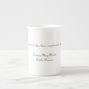 Louisa May Alcott -Little Women Bone China Mug