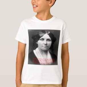 Louisa May Alcott "Money Evil" Wisdom Quote Gifts T-Shirt