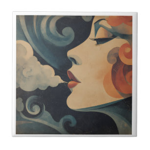 Louise Dessous de verre carreau