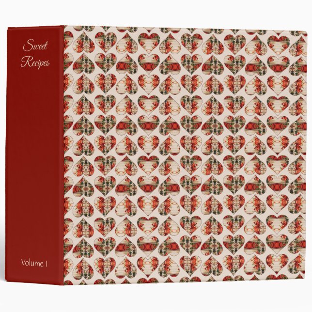 Louise Hearts Recipe Binder (Front/Spine)