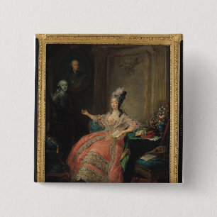 Louise Marie Josephine of Savoy 2 Inch Square Button