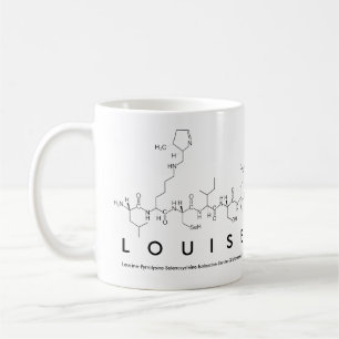 Louise peptide name mug