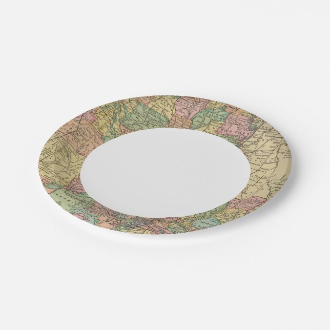 Louisiana 10 paper plate (Angled)