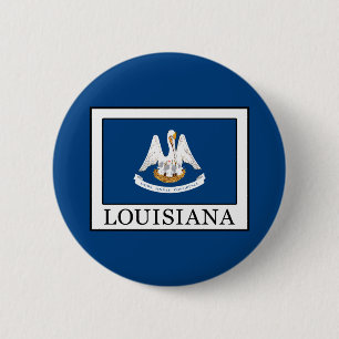 Louisiana 2 Inch Round Button