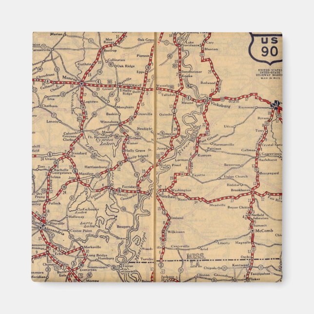 Louisiana 9 magnet (Front)