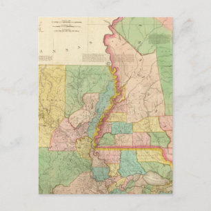 Louisiana and Mississippi 3 Postcard