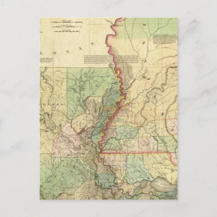 Louisiana and Mississippi Postcard