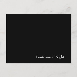 Louisiana at Night Postcard
