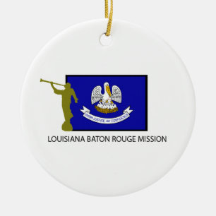 LOUISIANA BATON ROUGE MISSION LDS CTR CERAMIC ORNAMENT