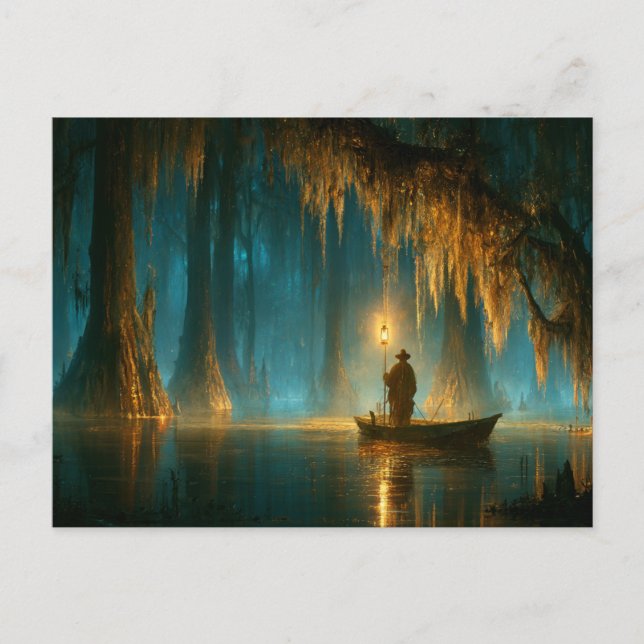Louisiana Bayou Postcard (Front)