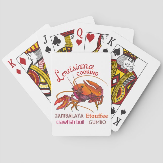 Louisiana Cooking Playing Cards (Back)
