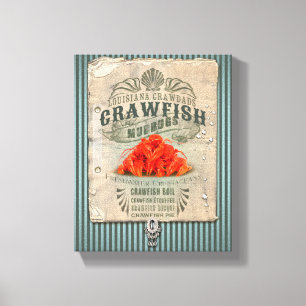 Louisiana Crawfish Canvas Print