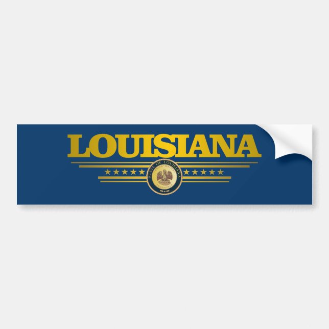 Louisiana (DTOM) Bumper Sticker (Front)