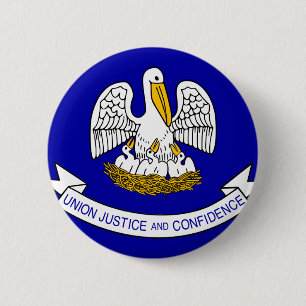 Louisiana Flag 2 Inch Round Button