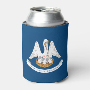 Louisiana flag, American state flag Can Cooler