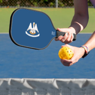 Louisiana Flag  Pickleball Paddle