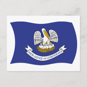 Louisiana Flag Postcard