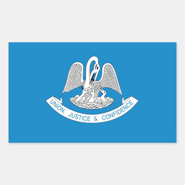LOUISIANA Flag - Sticker (Front)