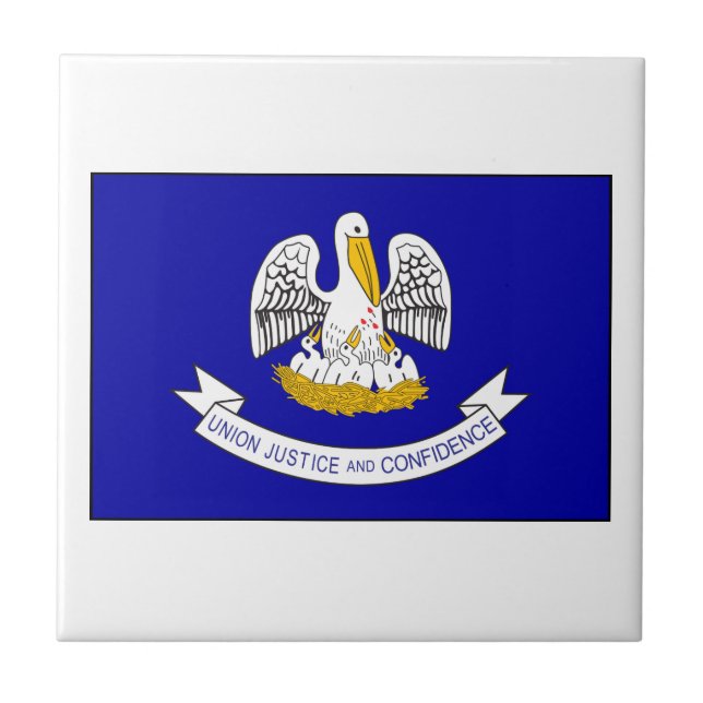 Louisiana Flag Tile (Front)
