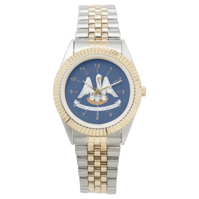 Louisiana flag watch (Front)