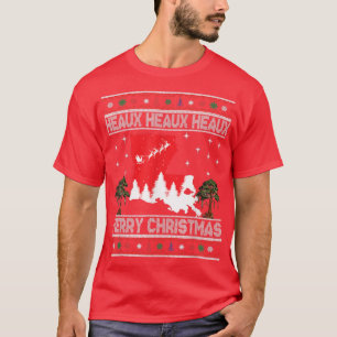 Louisiana Heau Heau Heau Ugly Christmas Sweater To