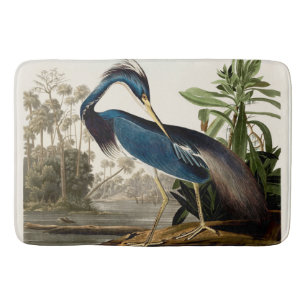 Louisiana Heron, 1834, From the Birds of America Bath Mat