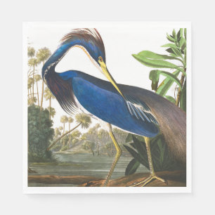 Louisiana Heron by John James Audubon Napkin