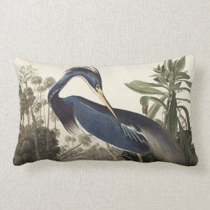 Louisiana Heron from Birds of America Lumbar Pillow