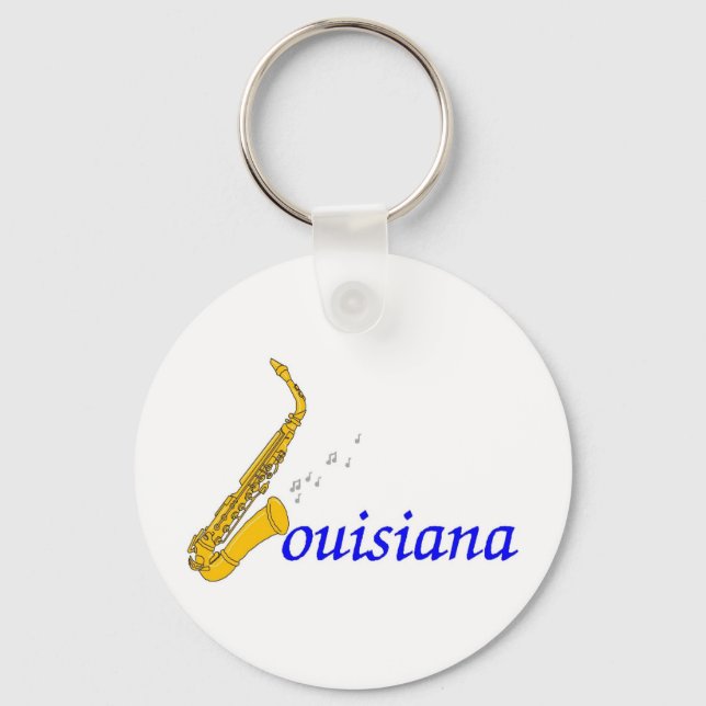 louisiana jazz keychain (Front)