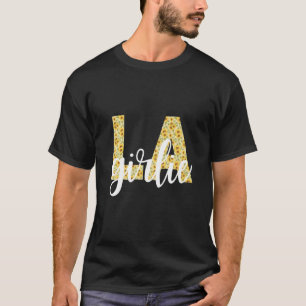 Louisiana LA Girl State Pride Simply Sunflower Mon T-Shirt