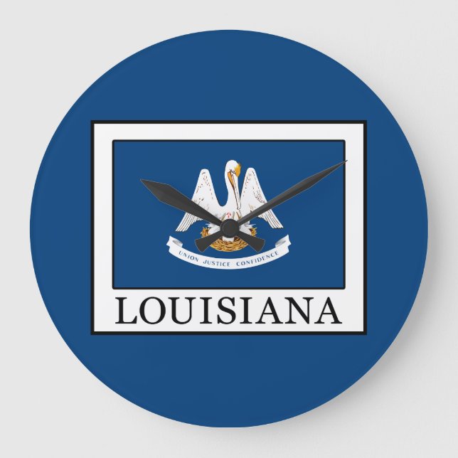 Louisiana Large Clock (Front)