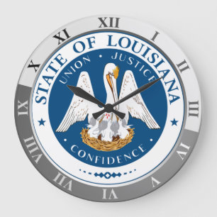 Louisiana Large Clock