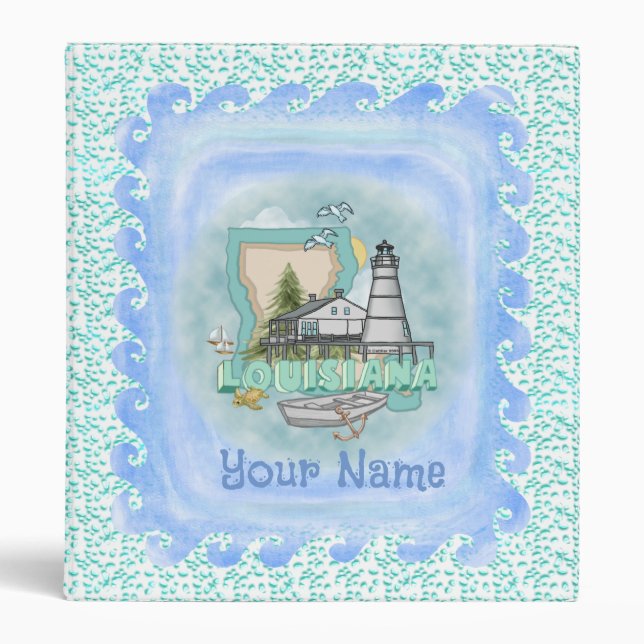 Louisiana Lighthouse  Binder (Front)