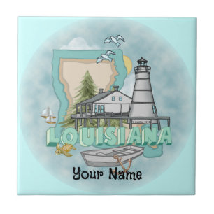 Louisiana Lighthouse Tile