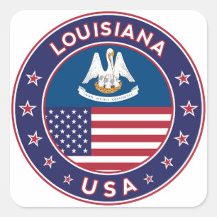 Louisiana, Louisiana phone case, sticker, bag Square Sticker