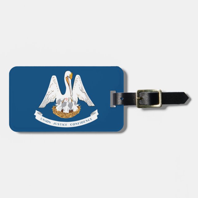 Louisiana Luggage Tag (Front Horizontal)