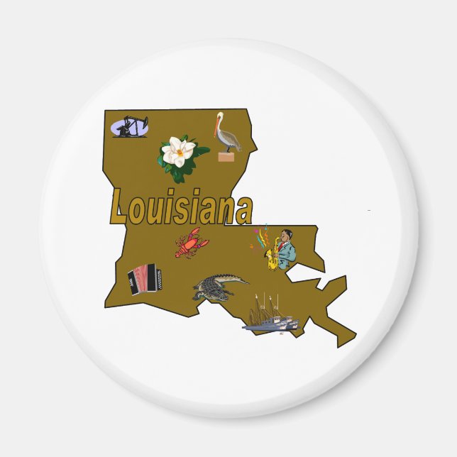Louisiana Magnet (Front)