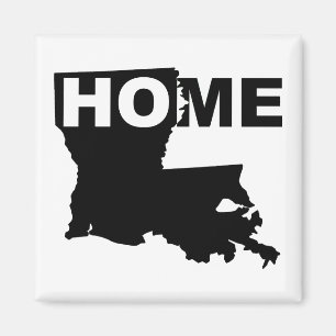Louisiana Maison loin de State Fridge Magnet