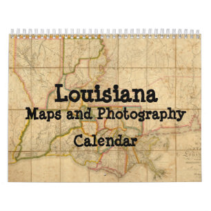Louisiana Maps and Photography Calendar