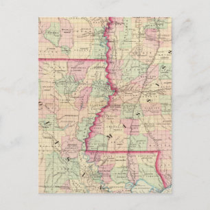 Louisiana, Mississippi Postcard