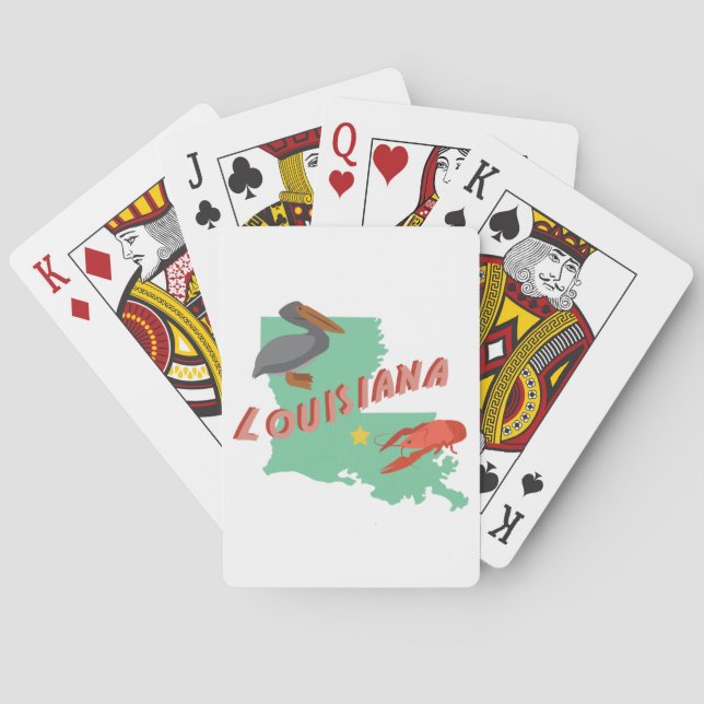 Louisiana Playing Cards (Back)