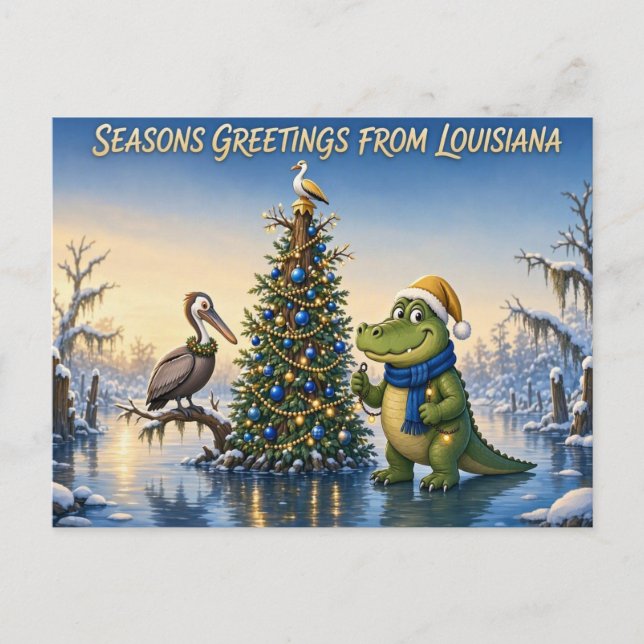 Louisiana Postcard (Front)