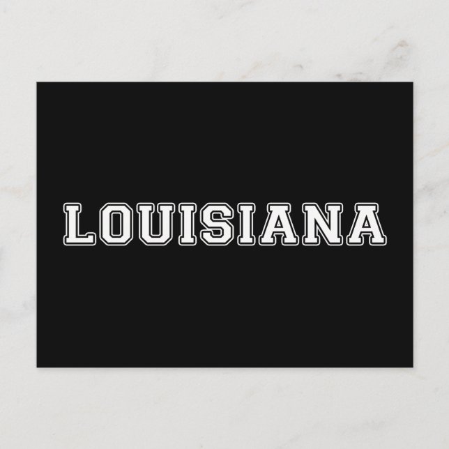 Louisiana Postcard (Front)