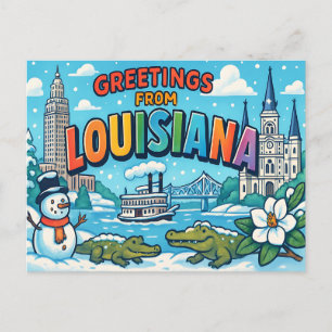 LOUISIANA Postcard