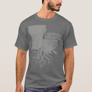 Louisiana Roots Vintage USA Patriotic Pride State T-Shirt